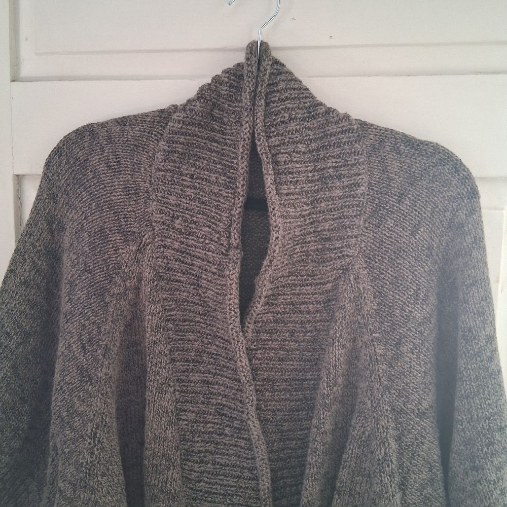 Soft Surroundings Chiang Mai Crossover Wrap Cardigan Sweater Cape Poncho Sz S/M - Picture 3 of 13